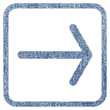 Ok sağ kumaş dokulu simgesi