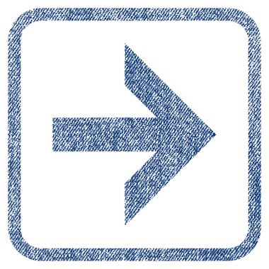 Ok sağ kumaş dokulu simgesi