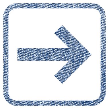 Ok sağ kumaş dokulu simgesi