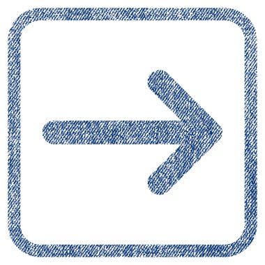 Ok sağ kumaş dokulu simgesi