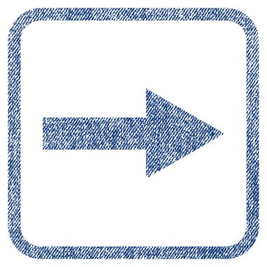 Ok sağ kumaş dokulu simgesi