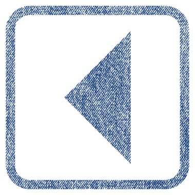 Ok ucu sol kumaş dokulu simgesi