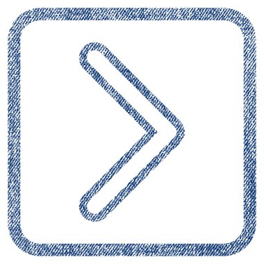 Ok ucu sağ kumaş dokulu simgesi