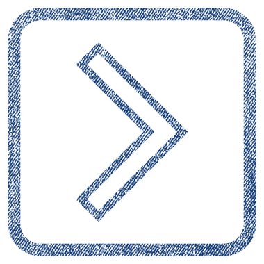 Ok ucu sağ kumaş dokulu simgesi