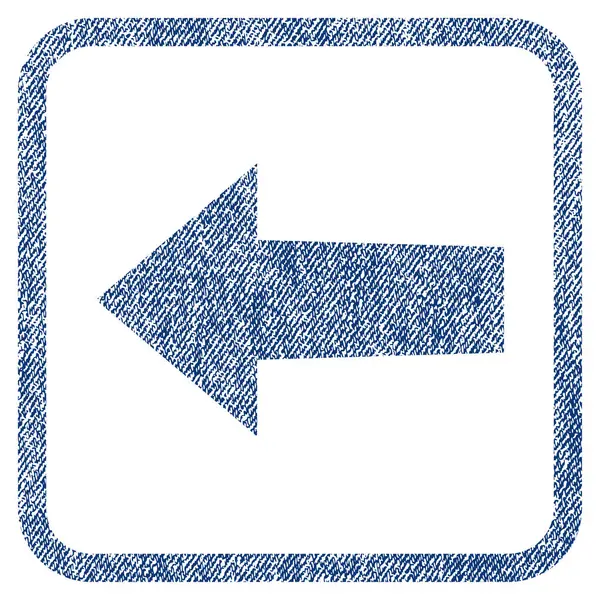 Ok sol kumaş dokulu simgesi