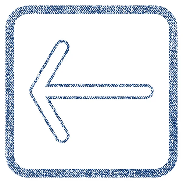 Ok sol kumaş dokulu simgesi