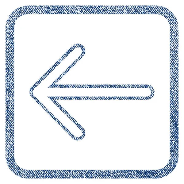 Ok sol kumaş dokulu simgesi