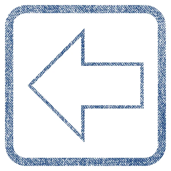 Ok sol kumaş dokulu simgesi