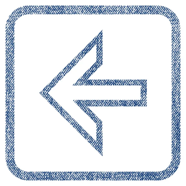 Ok sol kumaş dokulu simgesi