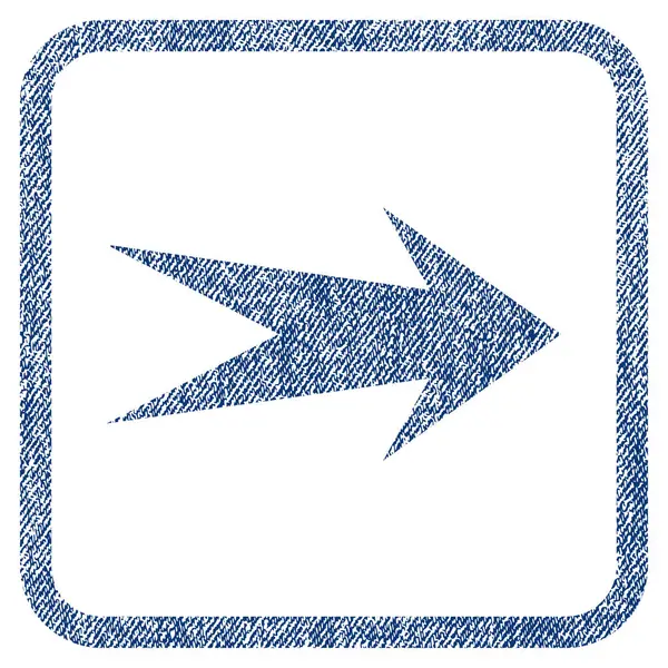 Ok sağ kumaş dokulu simgesi