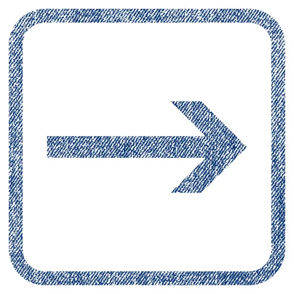 Ok sağ kumaş dokulu simgesi