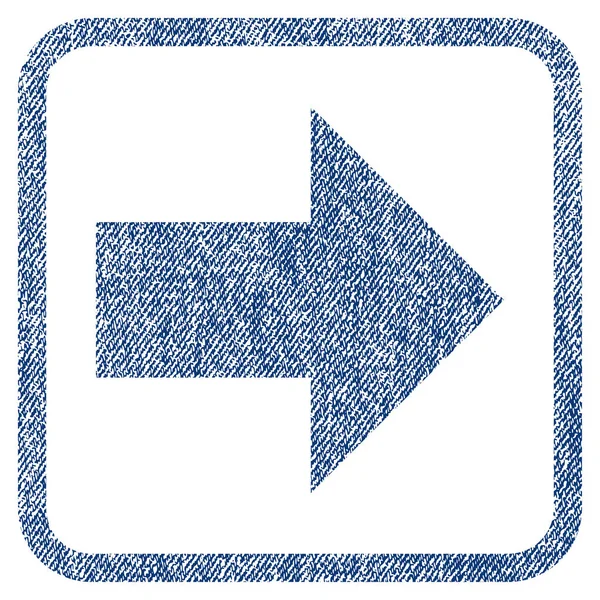 Ok sağ kumaş dokulu simgesi