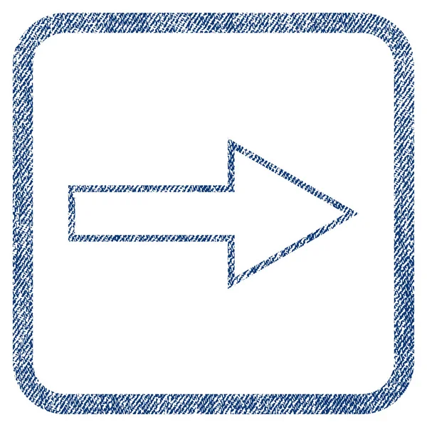 Ok sağ kumaş dokulu simgesi