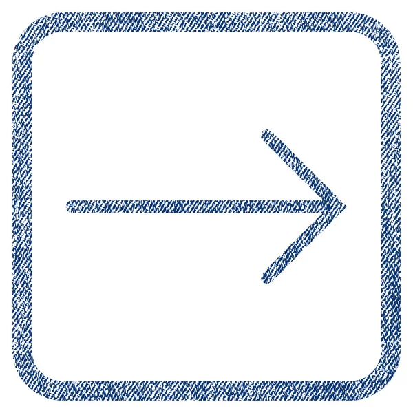 Ok sağ kumaş dokulu simgesi