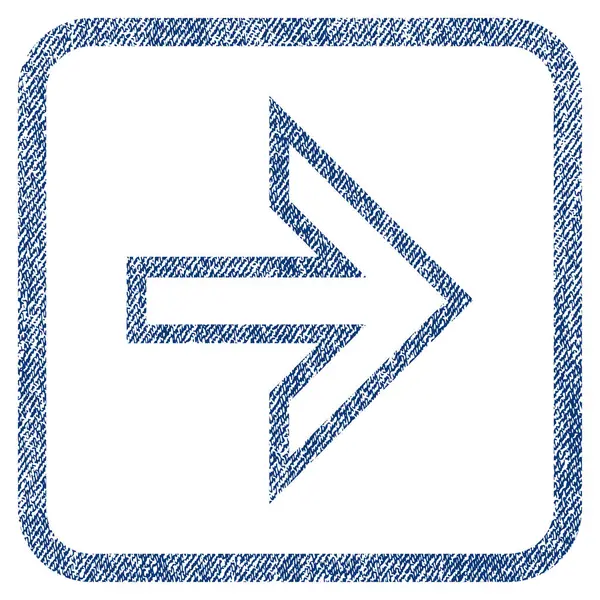 Ok sağ kumaş dokulu simgesi