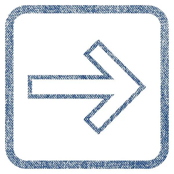 Ok sağ kumaş dokulu simgesi