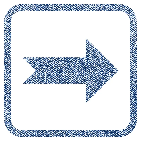 Ok sağ kumaş dokulu simgesi