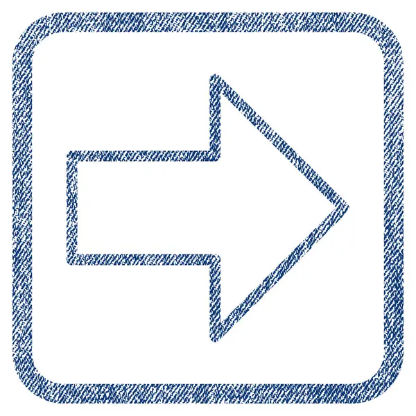 Ok sağ kumaş dokulu simgesi