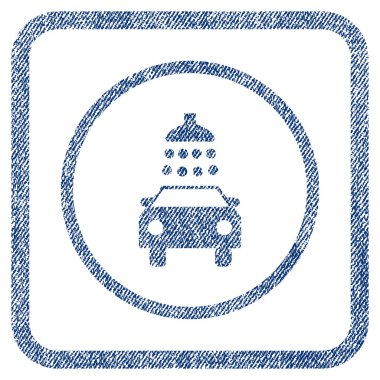 Araba duş kumaş dokulu simgesi