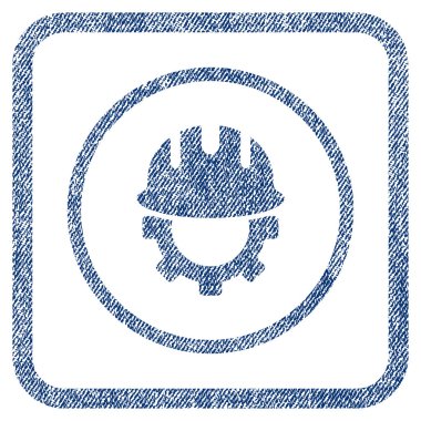 Geliştirme işçisi kumaş dokulu simgesi