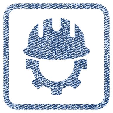 Geliştirme işçisi kumaş dokulu simgesi