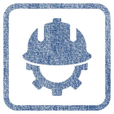 Geliştirme kask kumaş dokulu simgesi