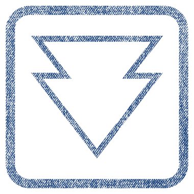 Kumaş dokulu simgesi aşağı yön