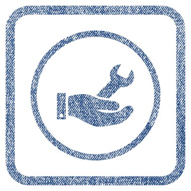 Onarım Servisi kumaş dokulu simgesini