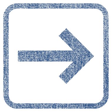 Sağ ok kumaş dokulu simgesi