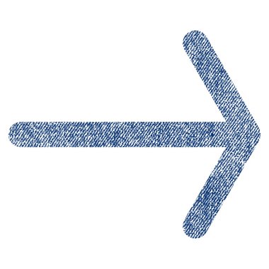 Ok sağ kumaş dokulu simgesi