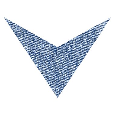 Kumaş dokulu simgesi aşağı ok ucu