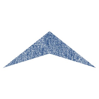 Kumaş dokulu simgesi yukarı ok ucu