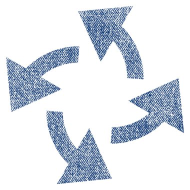 Santrifüj okları kumaş dokulu simgesi