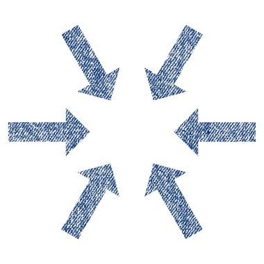 Kompakt okları kumaş dokulu simgesi