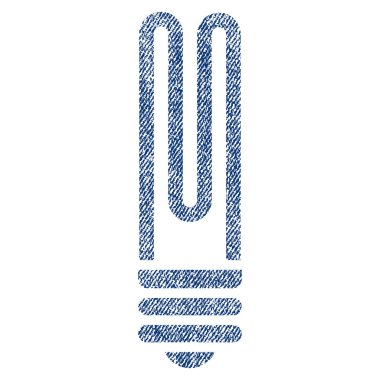 Floresan ampul kumaş dokulu simgesi