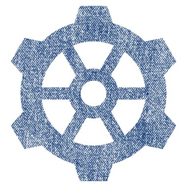 Dişli kumaş dokulu simgesini