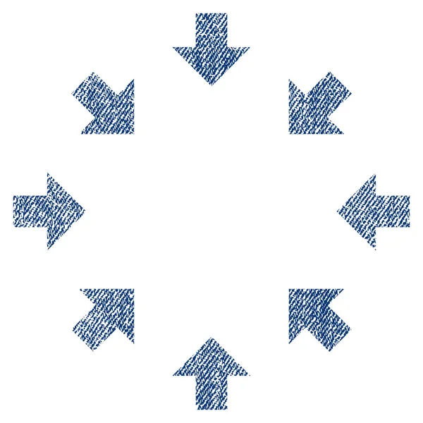 Компактные стрелки с текстурированной иконой — стоковый вектор