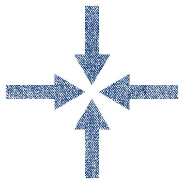 Etkisi okları kumaş dokulu simgesi