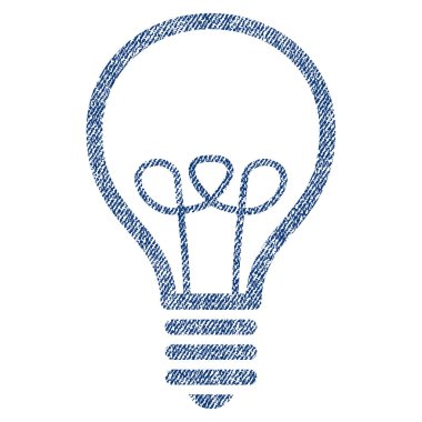 Lamba ampul kumaş dokulu simgesi