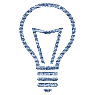 Lamba ampul kumaş dokulu simgesi