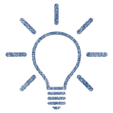 Ampul kumaş dokulu simgesi