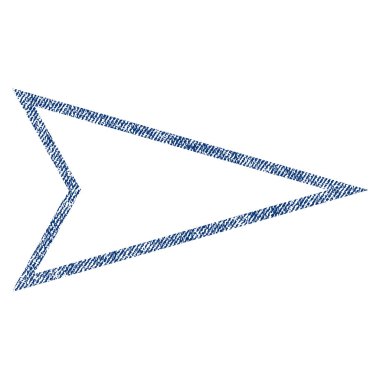 İşaretçi doğru kumaş dokulu simgesi