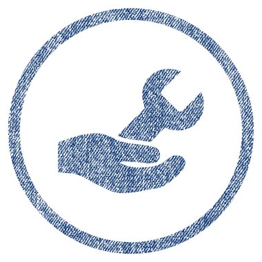 Onarım Servisi kumaş dokulu simgesini