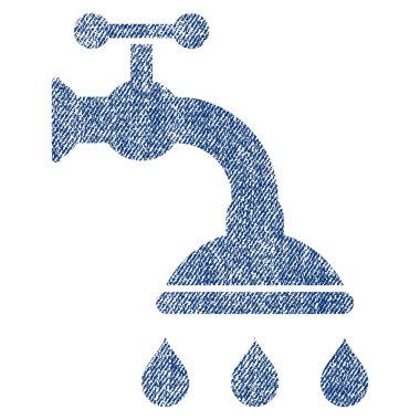 Duş musluk kumaş dokulu simgesi