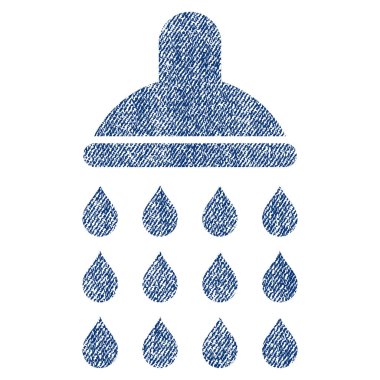 Duş kumaş dokulu simgesi