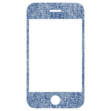 Smartphone kumaş dokulu simgesi