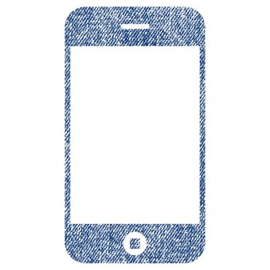 Smartphone kumaş dokulu simgesi