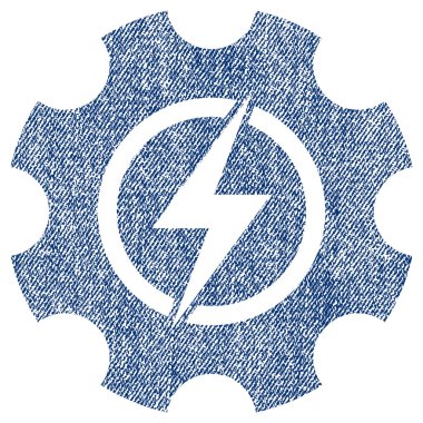 Simge elektrik Cog dişli kumaş dokulu