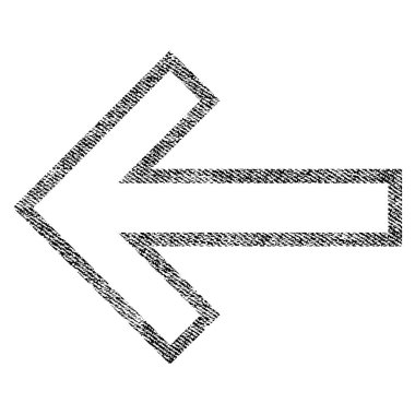 Ok sol kumaş dokulu simgesi