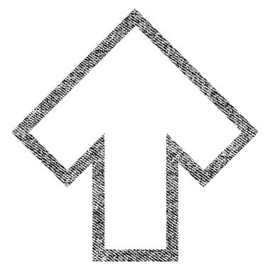 Kumaş dokulu simgesi yukarı ok